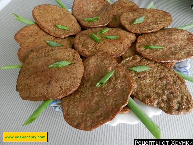 Шаг 7 приготовления Котлетоладьи из печени куриной