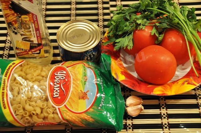 Шаг 1 приготовления Макароны с тунцом