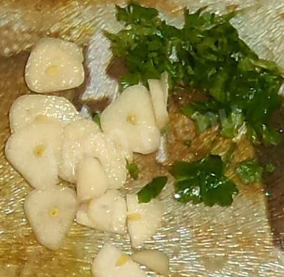 Шаг 6 приготовления Запеченная фаршированная скумбрия в духовке