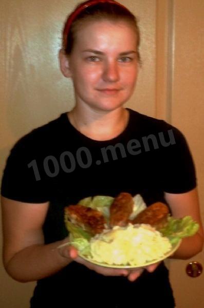 Шаг 8 приготовления Горбуша жареная кусками в муке