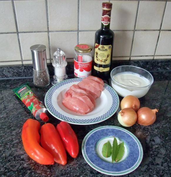 Шаг 1 приготовления Шашлык из индейки в кефирном маринаде
