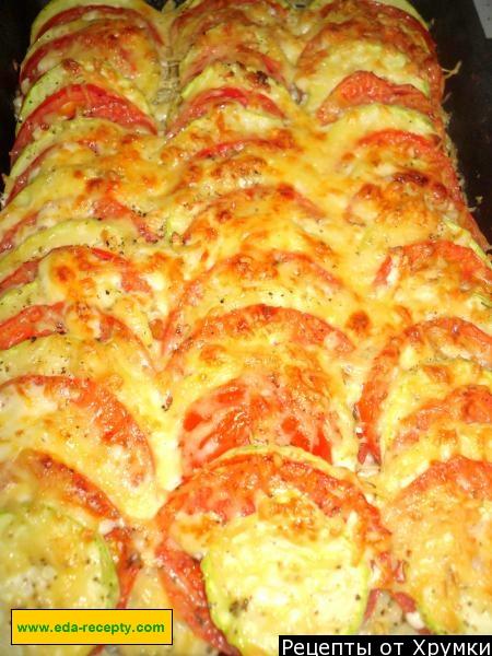 Шаг 7 приготовления Запеканка из кабачков и макарон с сыром в духовке