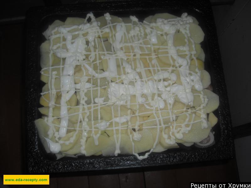Шаг 3 приготовления свинина мясо по-французски