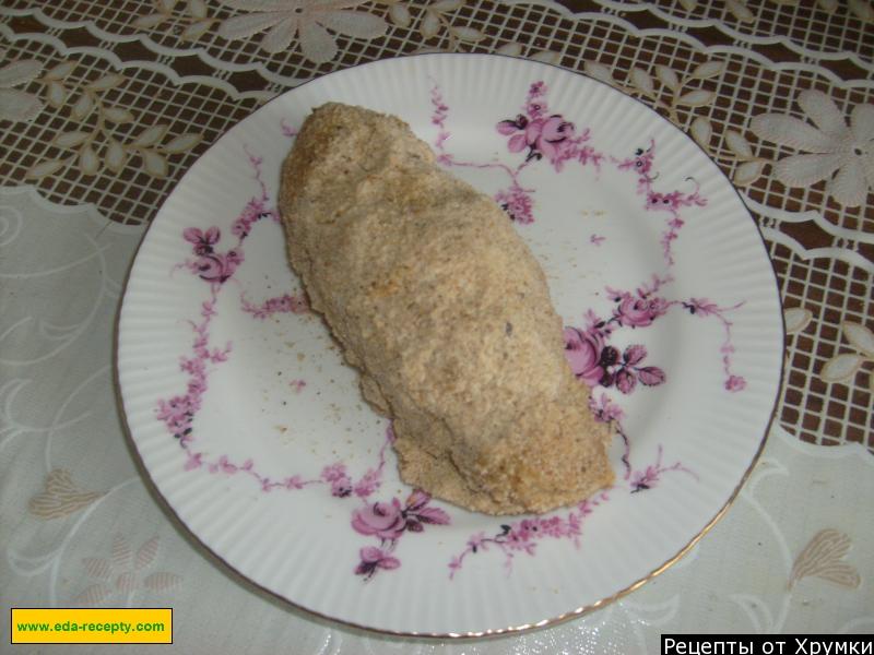 Шаг 5 приготовления Куриные котлеты по-киевски с лимонной цедрой