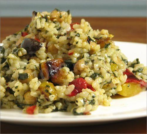 Обложка рецепта Ком ранг чай - рис с овощами