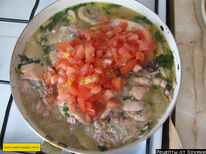 Шаг 12 приготовления Курица по-каирски