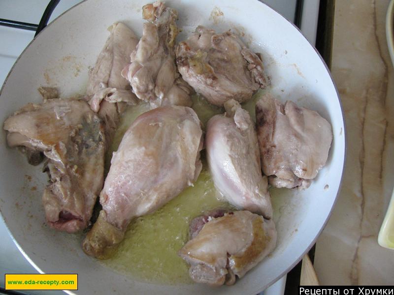Шаг 4 приготовления Курица по-каирски