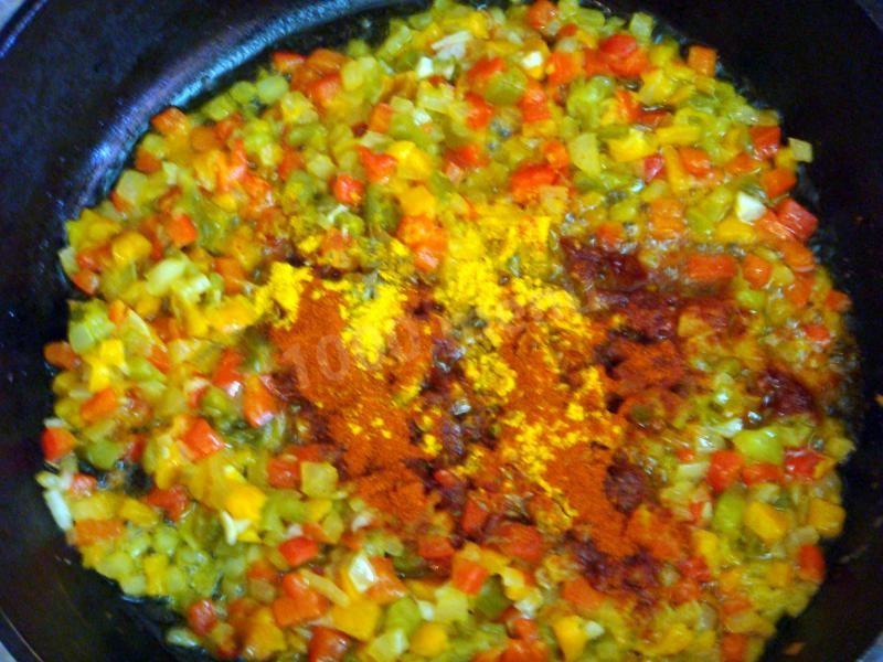 Шаг 13 приготовления Чакчука