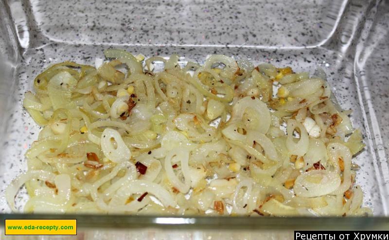 Шаг 3 приготовления Овощная запеканка с томатами и кабачками