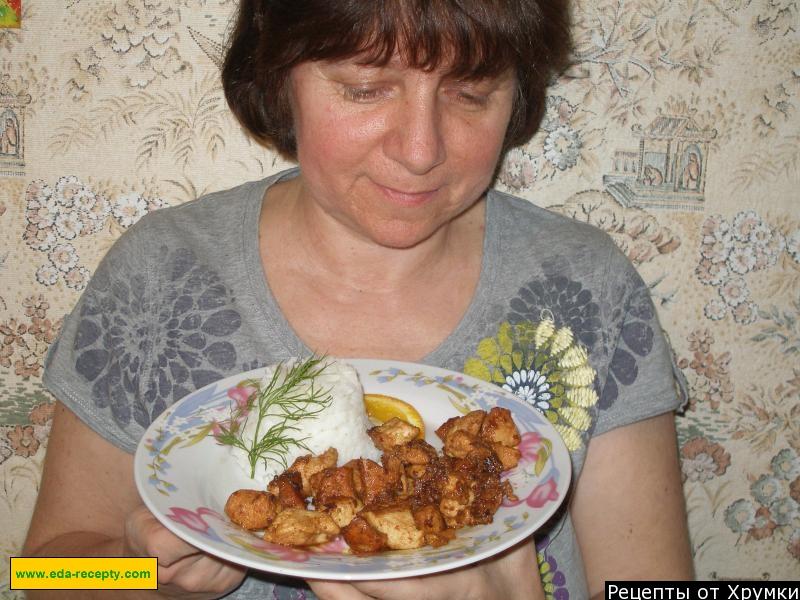 Шаг 9 приготовления Куриная грудка, маринованная в апельсине и имбире