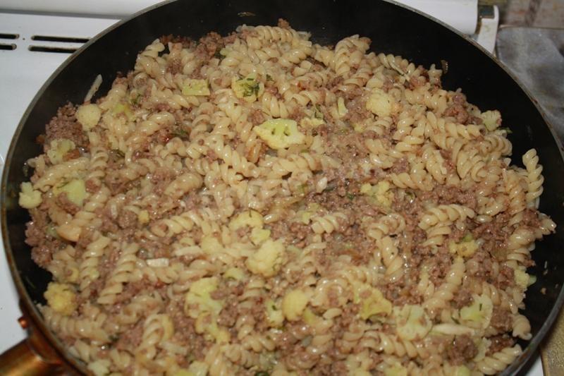 Шаг 9 приготовления Макароны по-флотски с брокколи