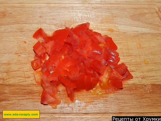 Шаг 5 приготовления Макароны с ветчиной и шампиньонами