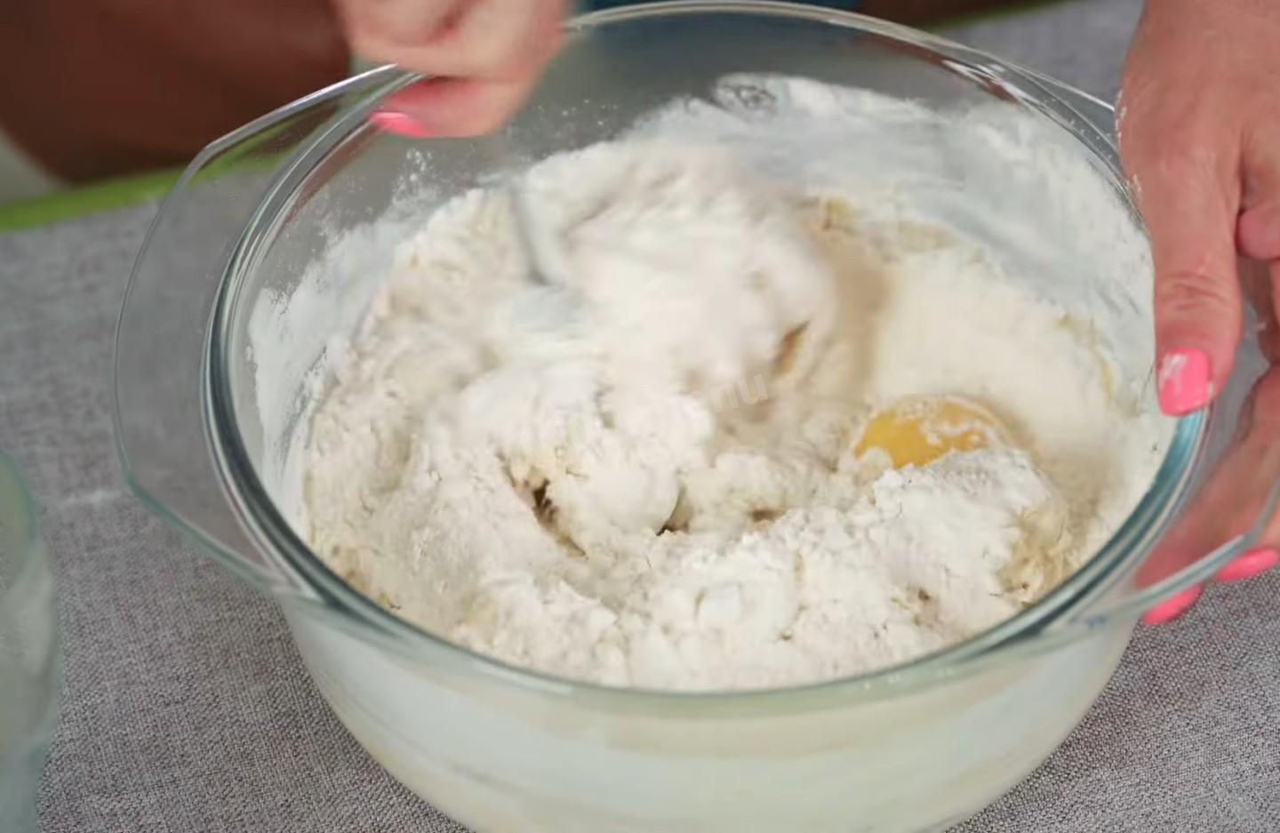 Шаг 4 приготовления Вареники с начинкой из мясного фарша с овощами