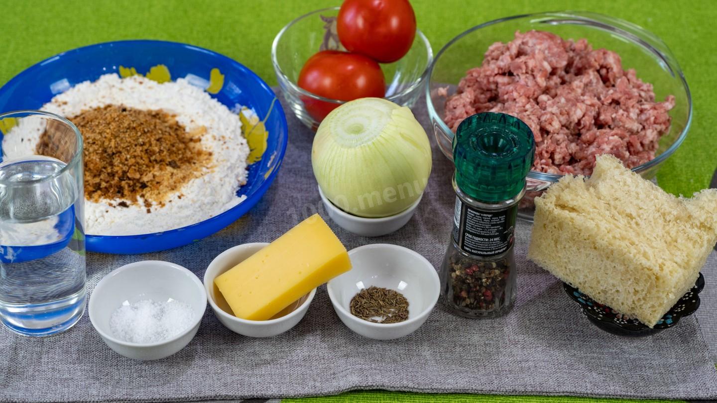 Шаг 1 приготовления Котлеты из смешанного мясного фарша в духовке