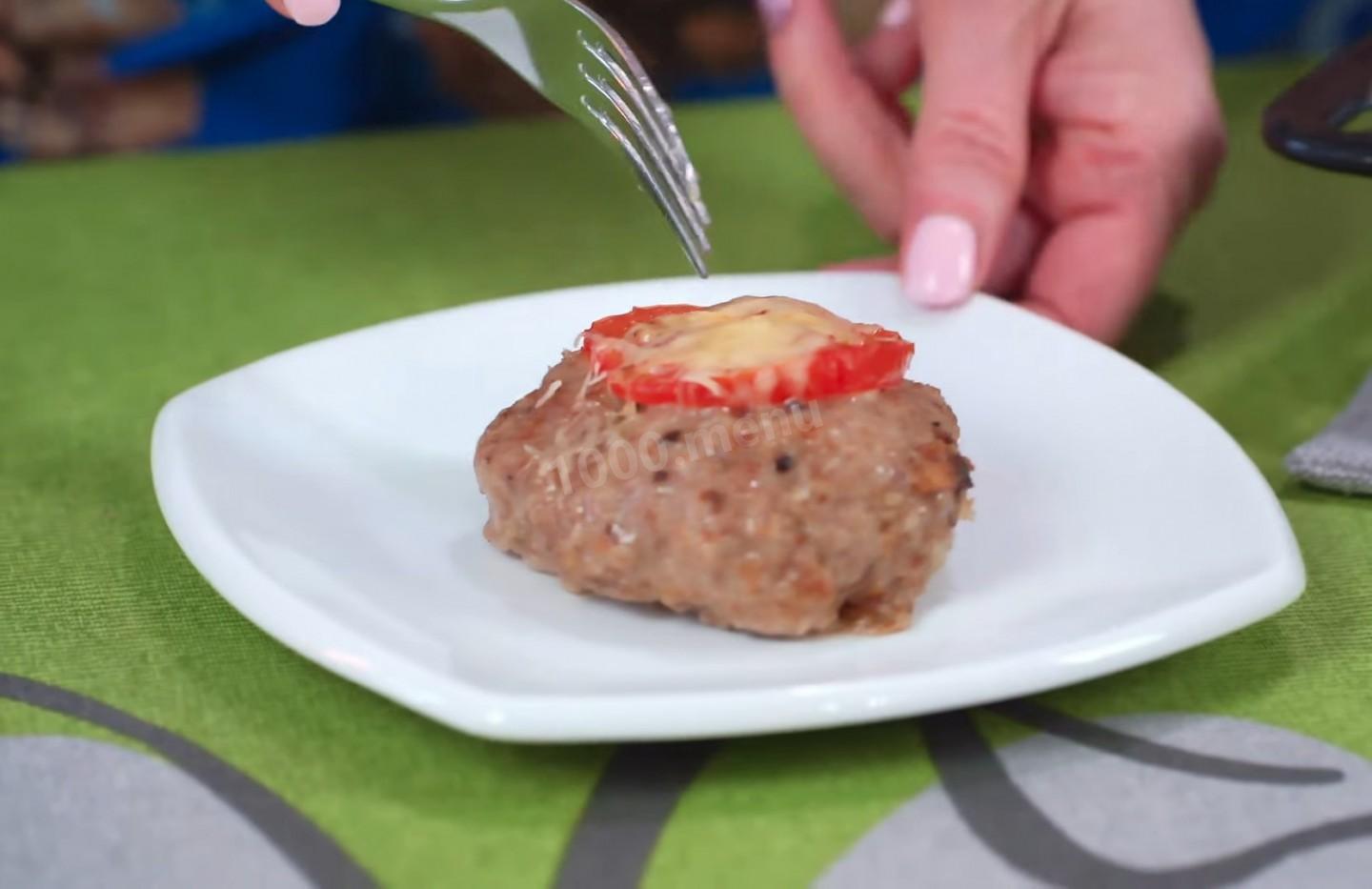 Шаг 12 приготовления Котлеты из смешанного мясного фарша в духовке