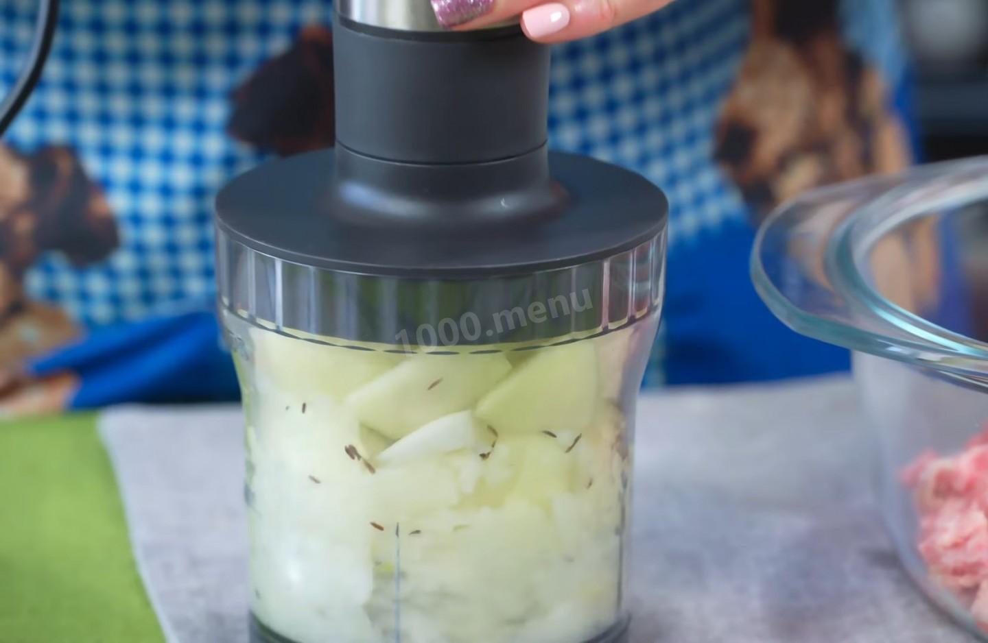 Шаг 3 приготовления Котлеты из смешанного мясного фарша в духовке
