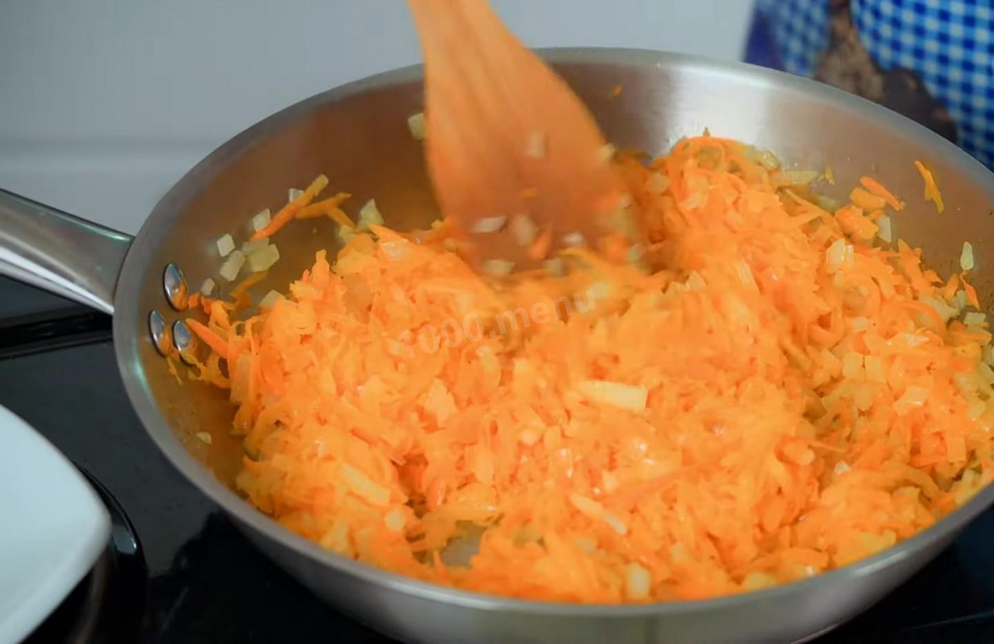 Шаг 4 приготовления Фаршированный мясным фаршем и рисом болгарский перец