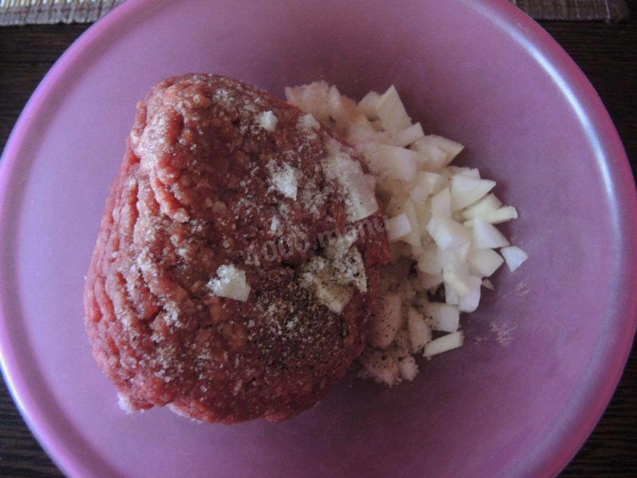 Шаг 4 приготовления Баклажаны с овощами и говяжьим фаршем в духовке