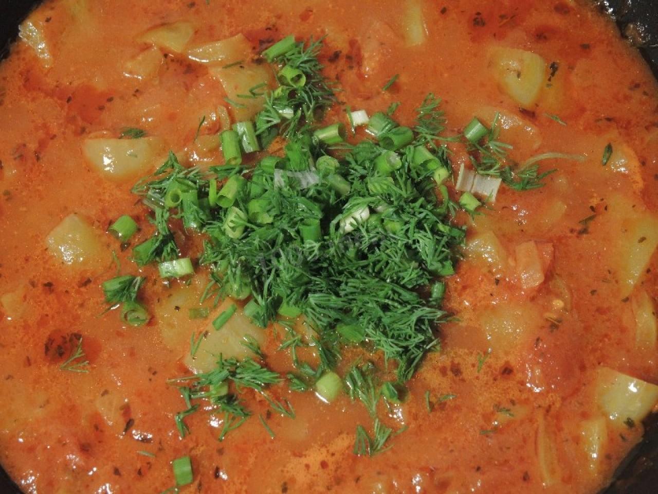 Шаг 9 приготовления Баклажаны с овощами и говяжьим фаршем в духовке