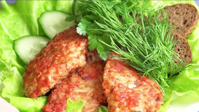 Шаг 5 приготовления Котлеты манные из лука с подливой
