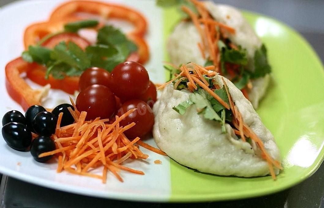 Обложка рецепта Пигоди - корейские мясные пирожки или пельмени
