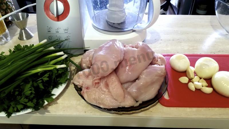 Шаг 3 приготовления Диетические рубленые котлеты из куриной грудки