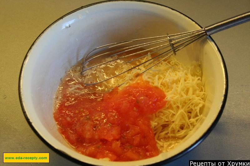 Шаг 6 приготовления Цветная капуста с сыром и помидорами тушеная