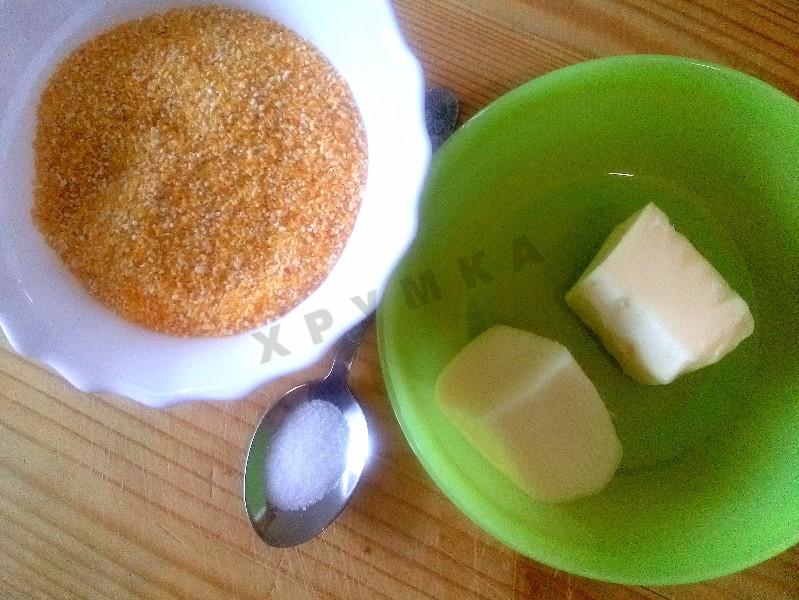 Шаг 1 приготовления Итальянская кукурузная полента с сыром