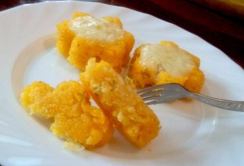 Шаг 11 приготовления Итальянская кукурузная полента с сыром
