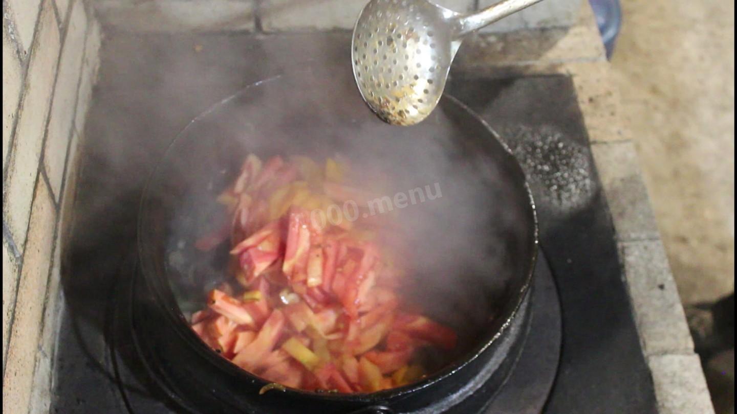 Шаг 9 приготовления Ужин колдуна в ведьмином котле