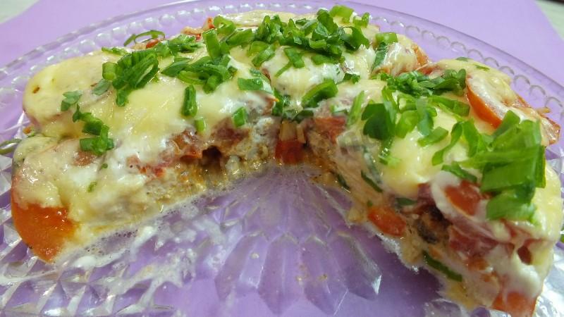 Обложка рецепта Пицца без теста на курице