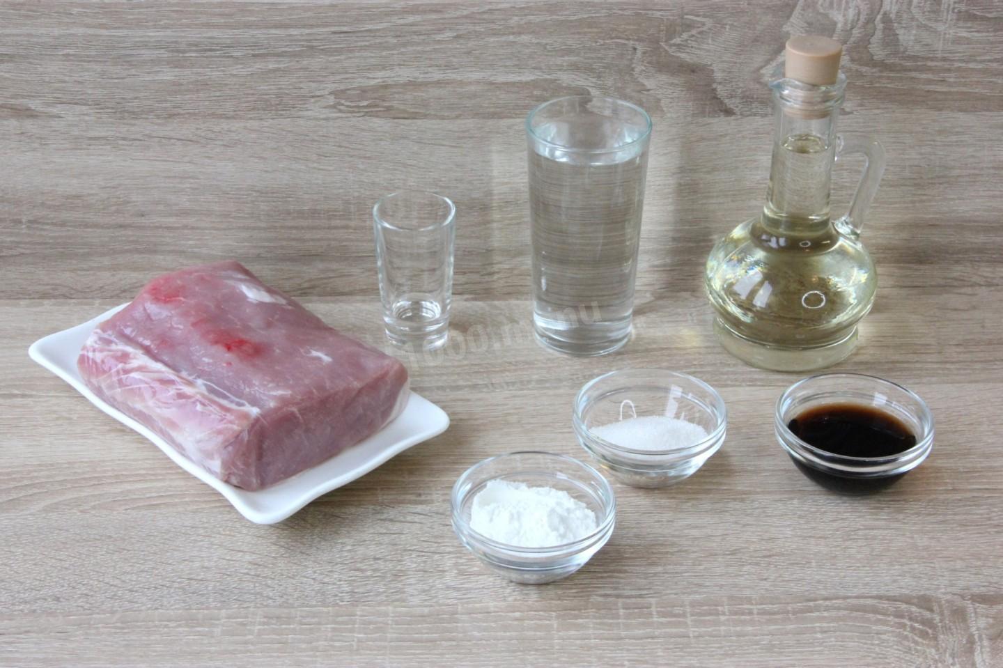 Шаг 1 приготовления Мясо стир фрай в соевом соусе