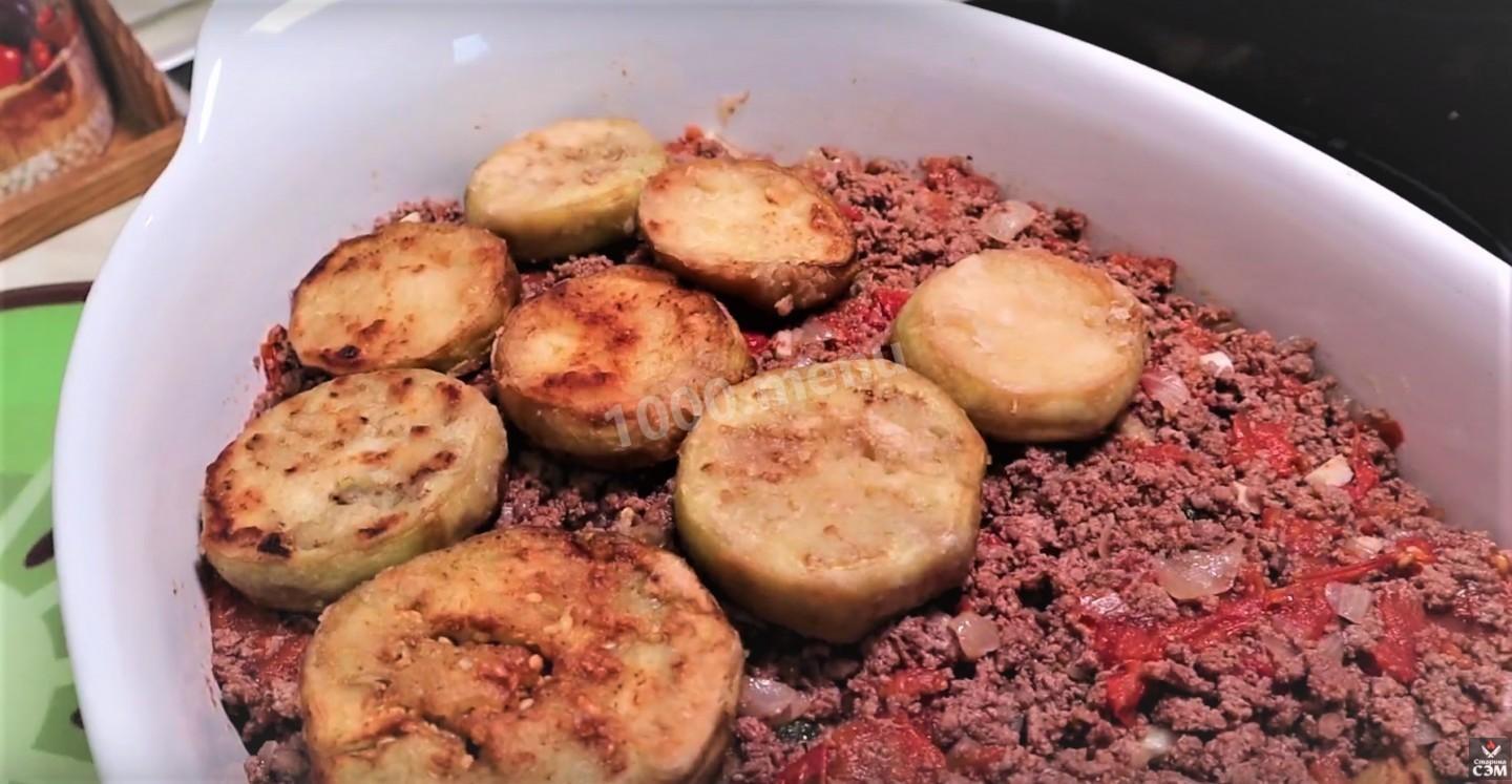 Шаг 6 приготовления Мусака с барашком, помидорами и травами