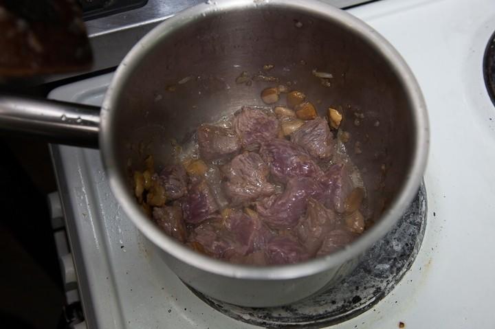 Шаг 5 приготовления Мясной пай