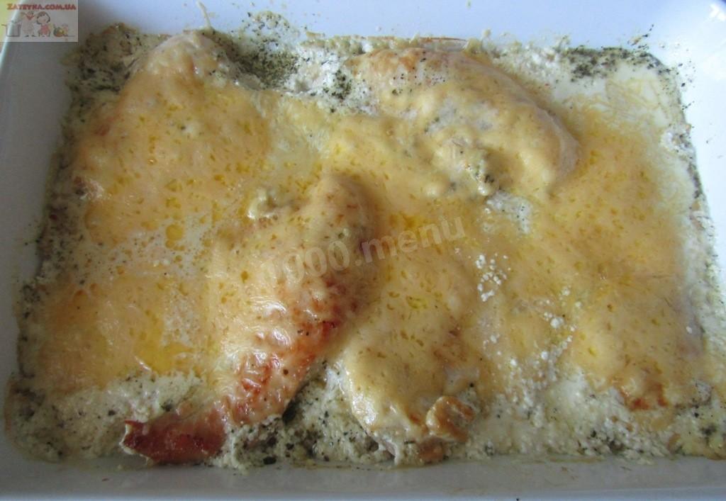 Обложка рецепта Куриное филе со сливками