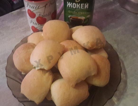 Шаг 15 приготовления Пирожки-малыши из чудо-теста с луком и яйцом в духовке
