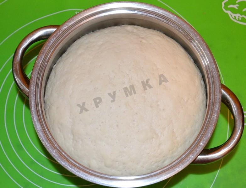 Шаг 9 приготовления Закрытая пицца кальцоне с курицей и грибами