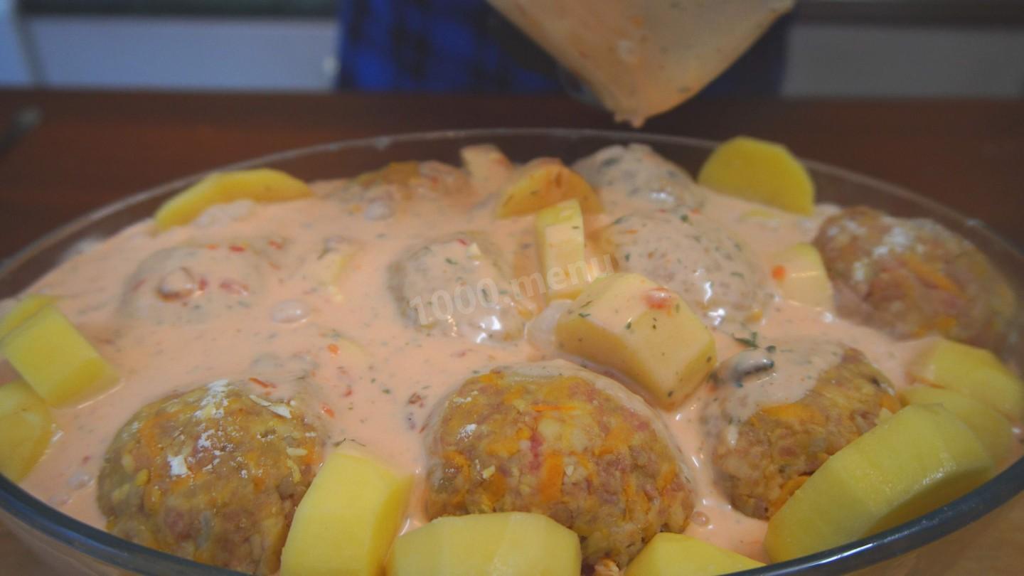 Шаг 14 приготовления Сочные биточки с картошкой и сыром