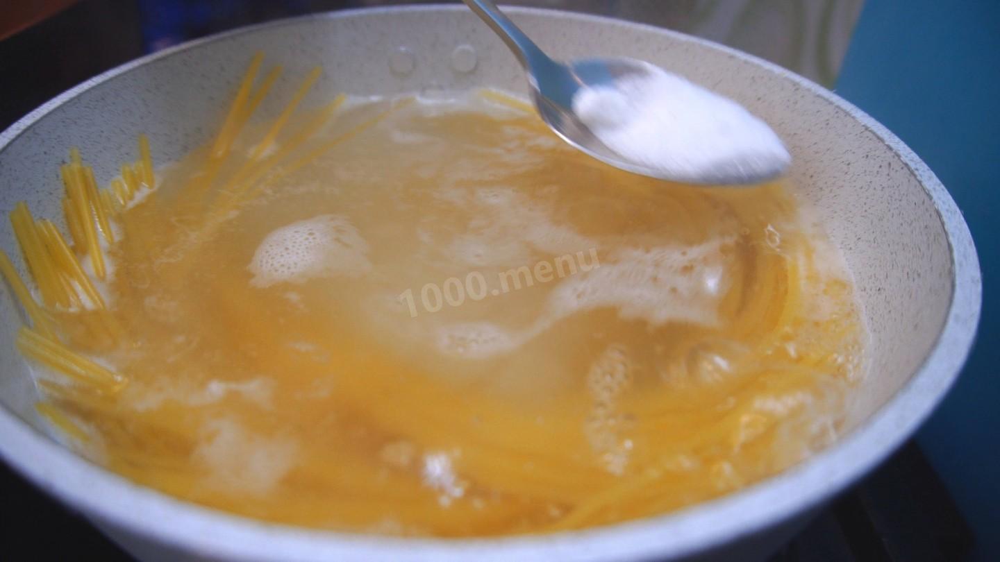 Шаг 10 приготовления Спагетти с соусом Песто аппетитно и быстро