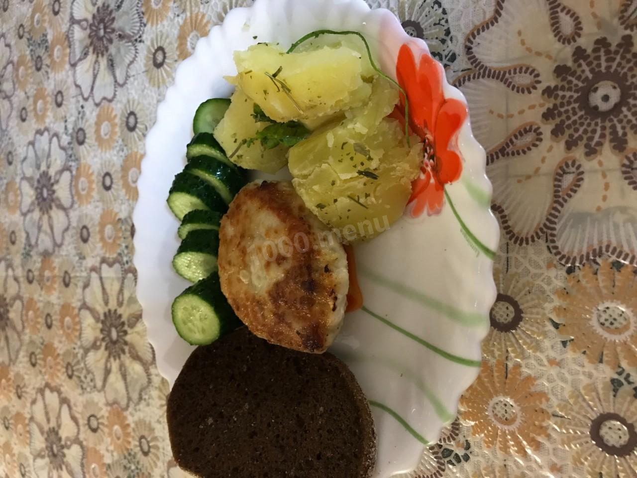 Шаг 8 приготовления Котлеты куриные с сыром и шампиньонами