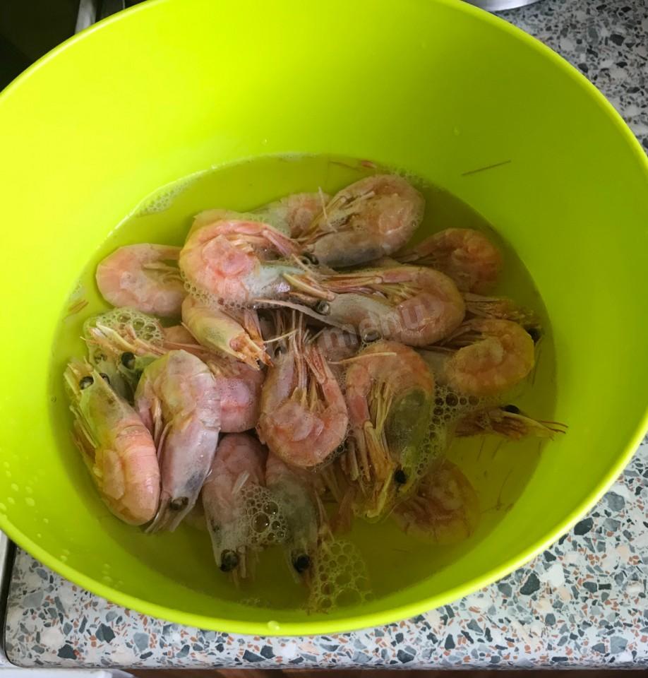 Шаг 6 приготовления Рис по-тайски с курицей креветками и кешью