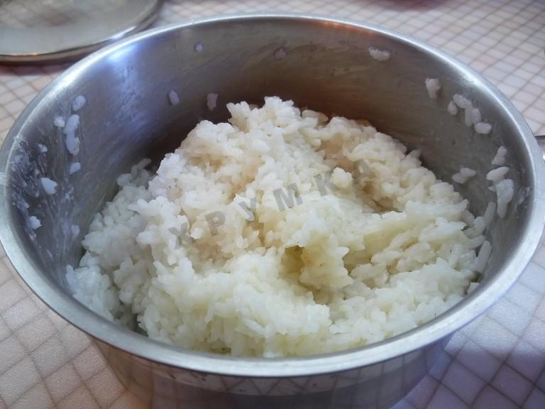 Шаг 2 приготовления Филе курицы с зеленой стручковой фасолью и рисом в майонезе