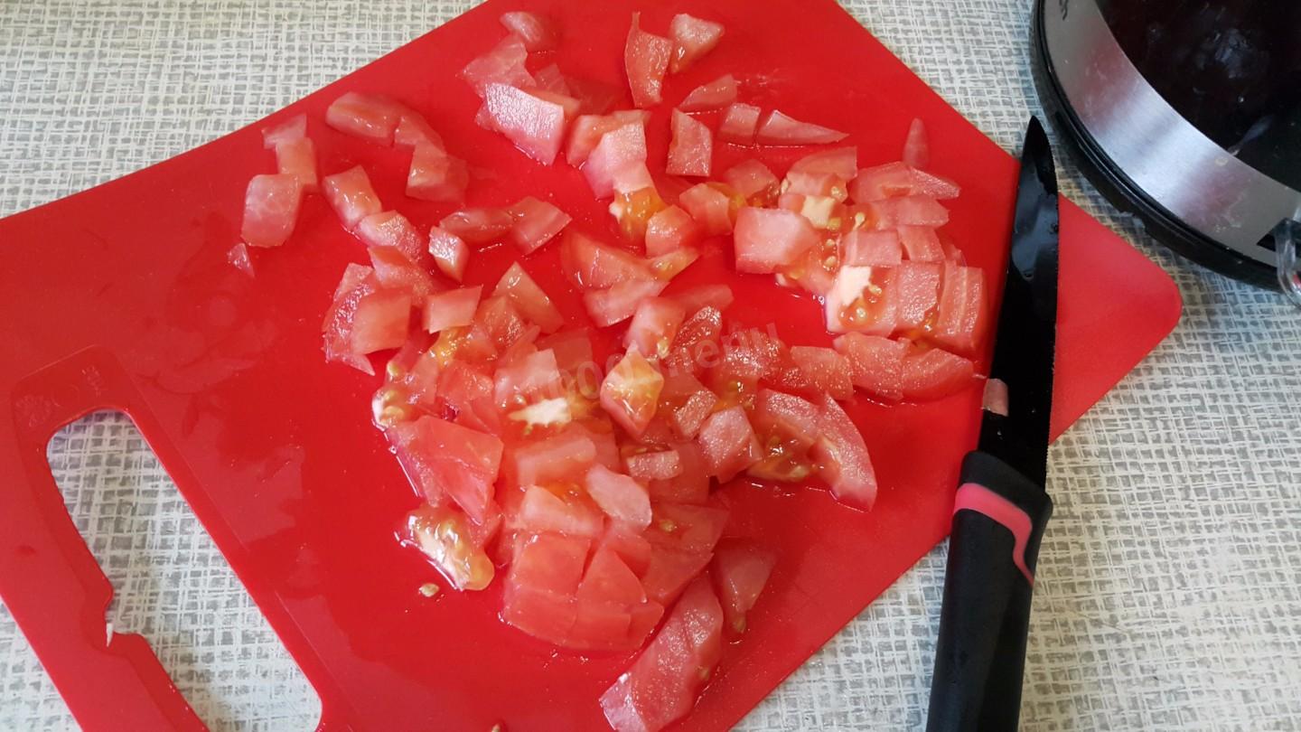 Шаг 6 приготовления Паста а-ля Болоньезе с помидорами
