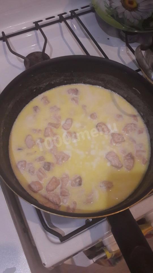 Шаг 1 приготовления Паста с красной рыбой