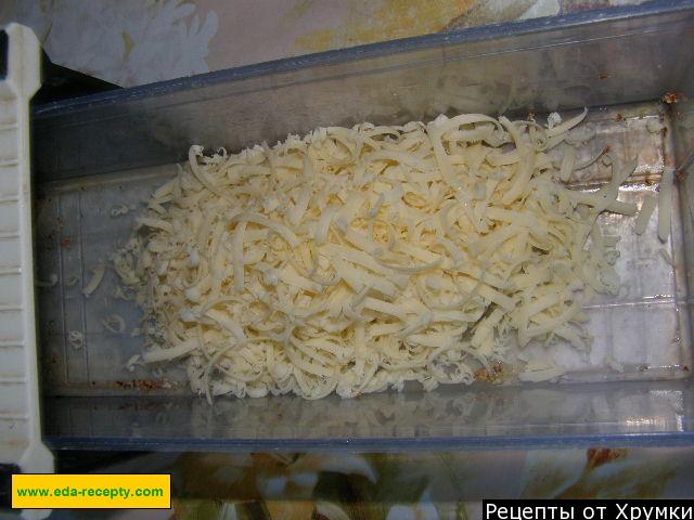 Шаг 6 приготовления Запеканка с овсяными хлопьями капустой и сыром на молоке