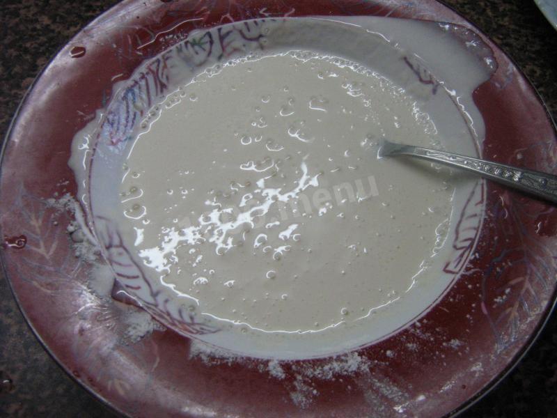 Шаг 10 приготовления Вегетарианский омлет без яиц