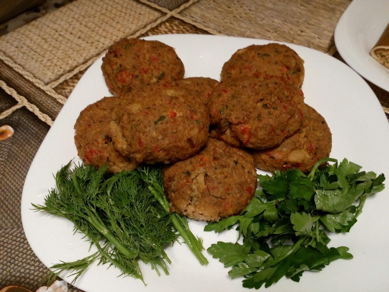 Обложка рецепта Рубленый бифштекс из соевого мяса