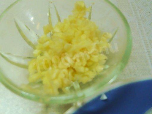 Шаг 3 приготовления Окорочка с гречкой сыром сметаной в духовке