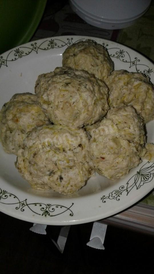 Шаг 7 приготовления Кабачково мясные котлеты в пароварке