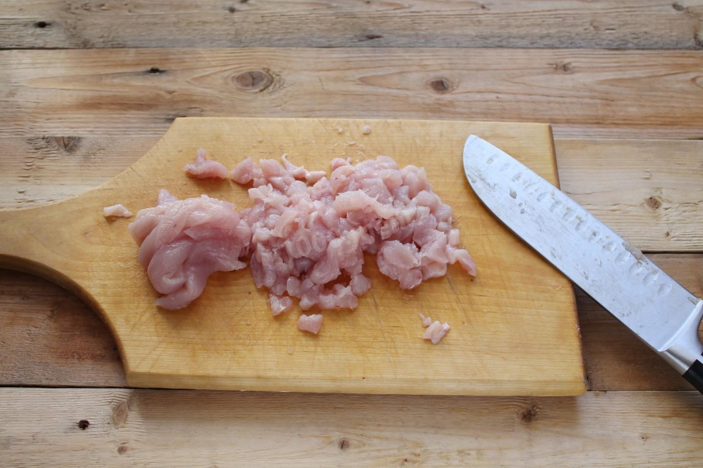 Шаг 2 приготовления Котлеты куриные рубленные с майонезом
